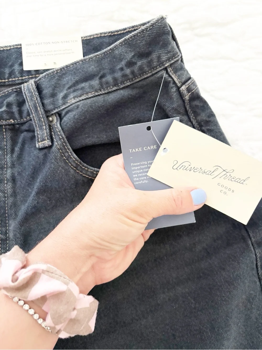 NEW ⭐️ 8 Universal Thread Black Jean Shorts 90s baggy short
